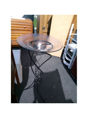 GRANDE COUPELLE VASQUE PIED FER FORGE