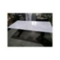 TABLE SALLE A MANGER EN MARBRE BLANC 