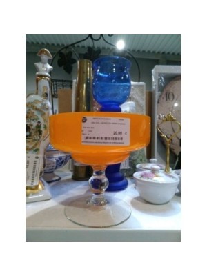 (564) BOL DE PIED EN VERRE MURANO