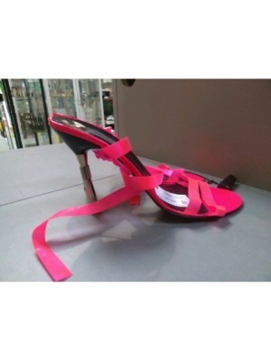 SANDALES ROSE FLUO KARL LAGERFELD TAILLE 40