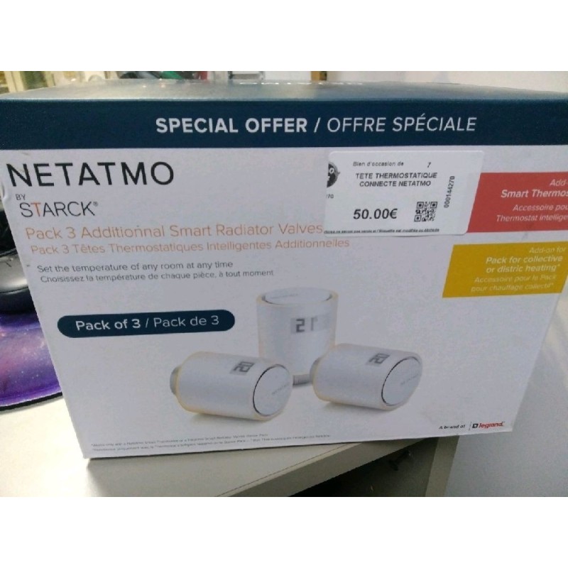 TETE THERMOSTATIQUE CONNECTE NETATMO