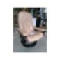 FAUTEUIL CUIR BEIGE