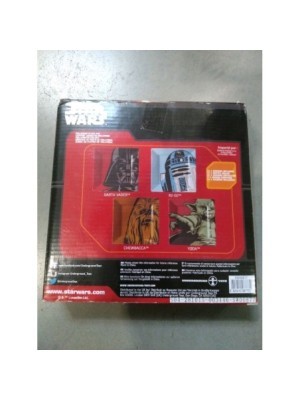COFFRET 4 ASSIETTES MELAMINE DISNEY STAR WARS
