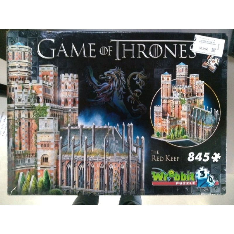 PUZZLE 3D GAME OF THRONES, THE RED KEEP, 845 PIECES