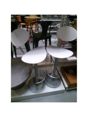LOT DE 2 TABOURETS HAUTS