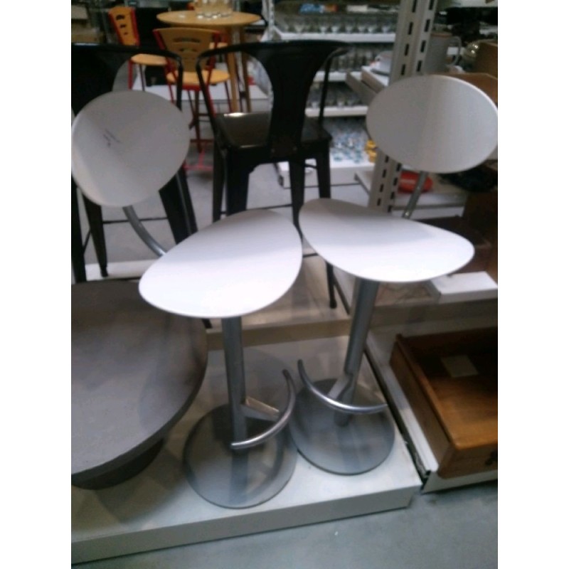 LOT DE 2 TABOURETS HAUTS