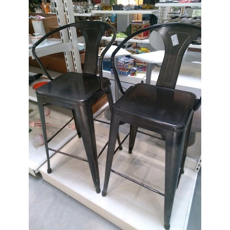 LOT DE 2 CHAISES HAUTES ILOT CENTRAL