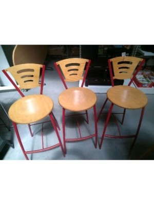 LOT DE 3 TABOURETS