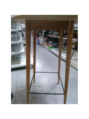 TABLE HAUTE MANGE DEBOUT EN CHENE
