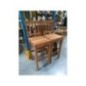 LOT DE DEUX TABOURET EN TECK